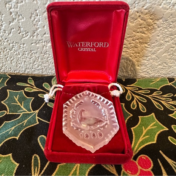 Waterford Crystal 12 Days of Christmas Ornament Collection - Complete Set - Picture 7 of 16